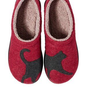 Women's Daybreak Scuffs Deepest Red/Charcoal Cat Size 7